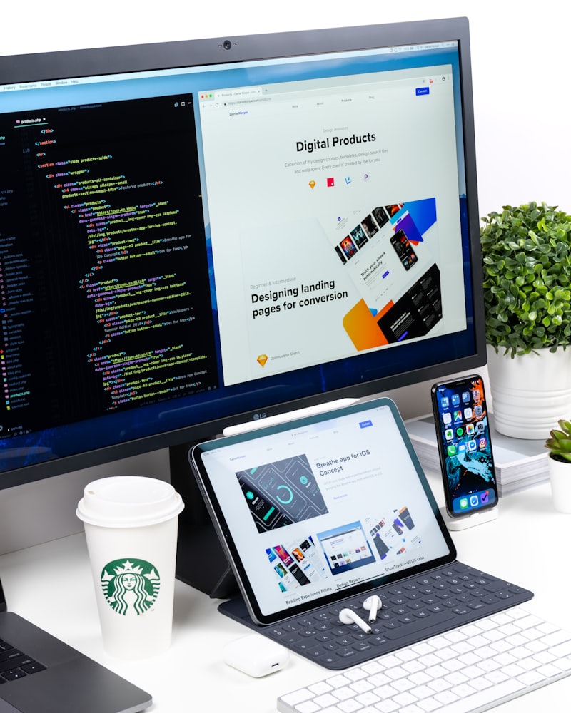 Webサイト制作モックアップ