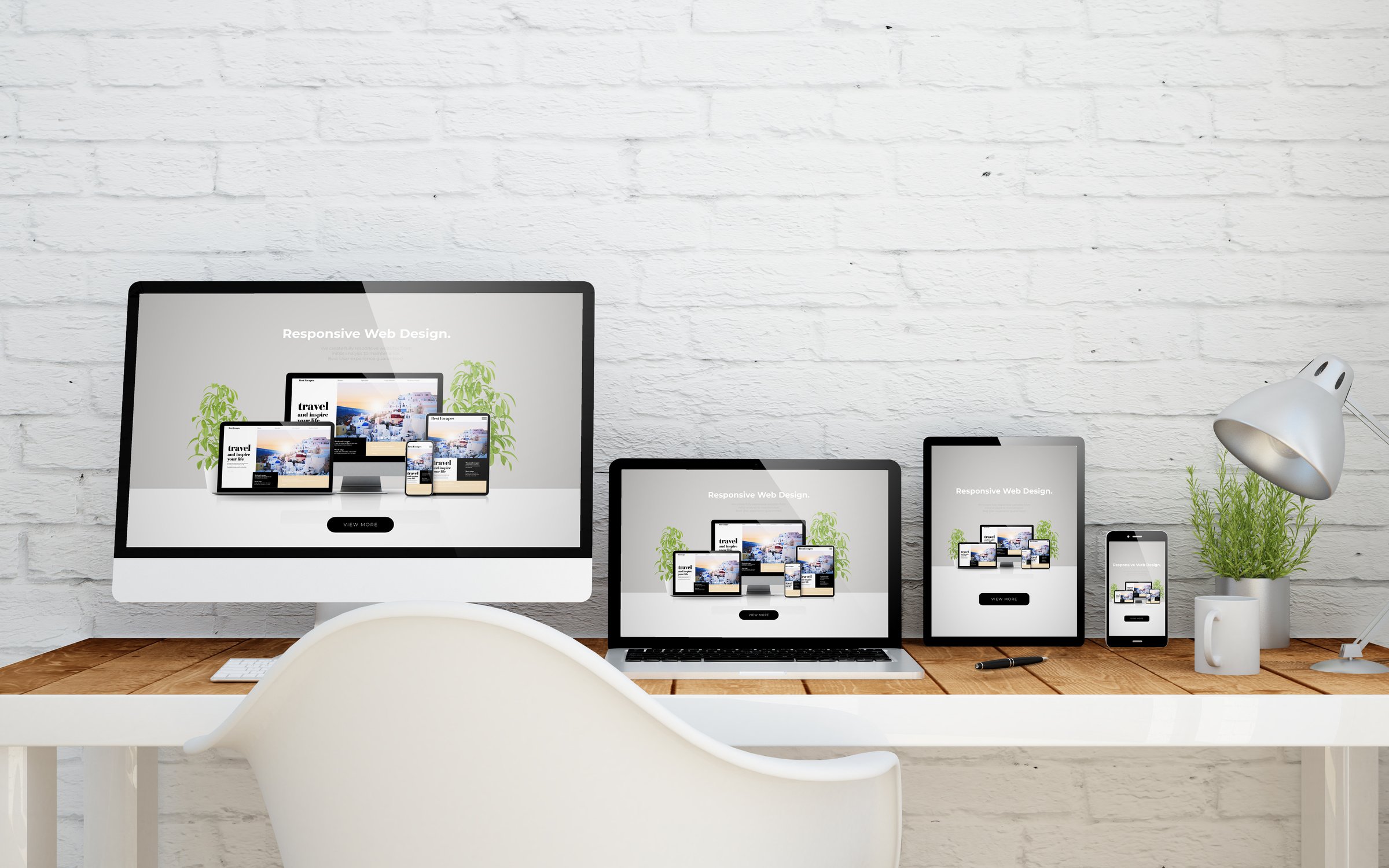 Multidevice Desktop Web Responsive Design